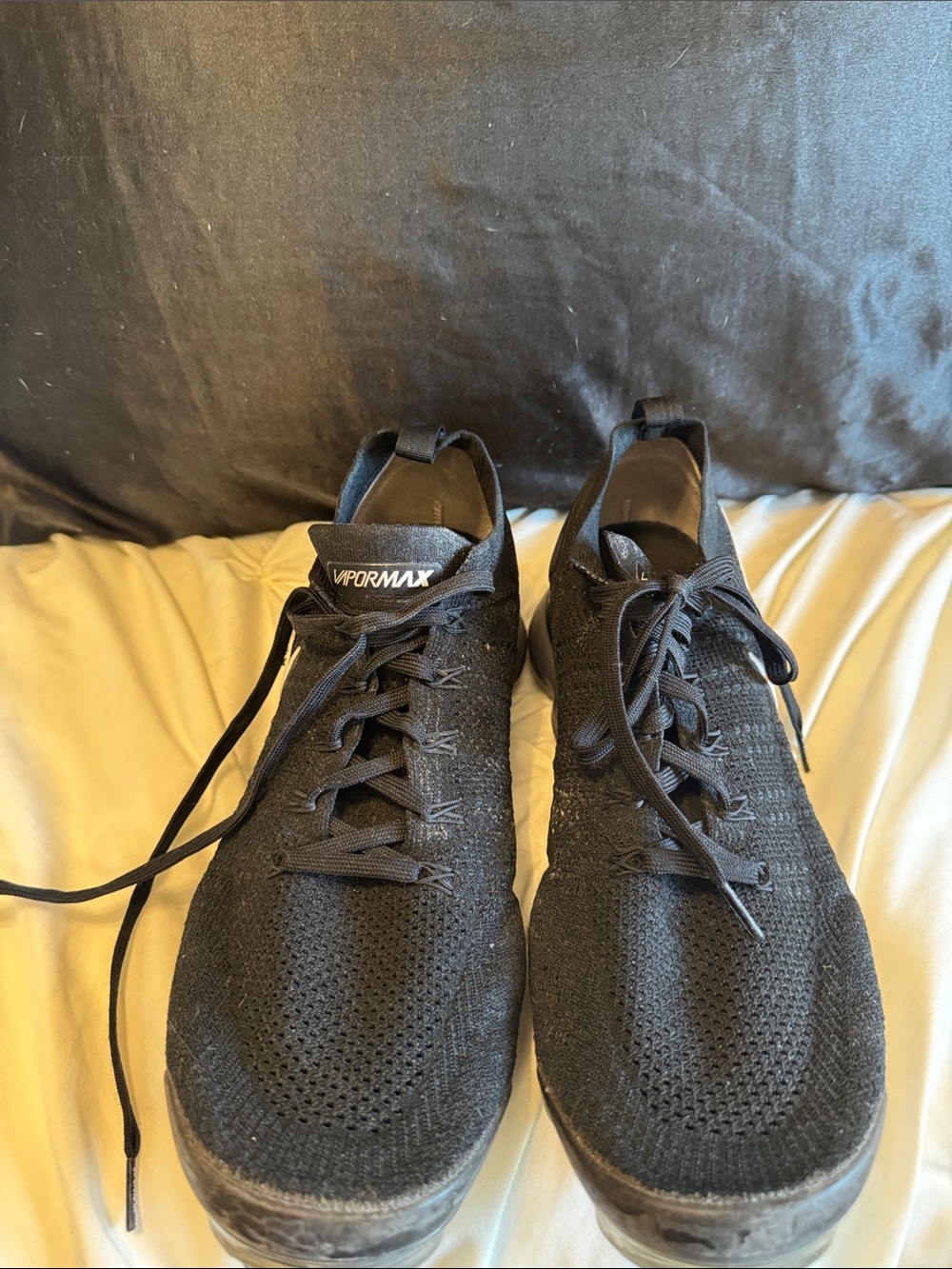 Nike Black Flyknit Athletic Running Shoes